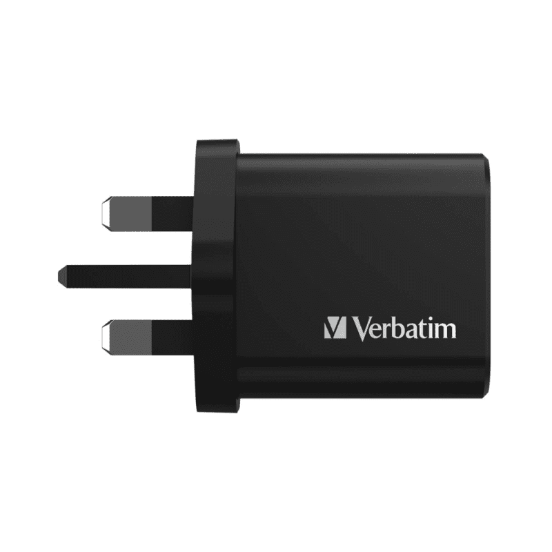 verbatim-3-port-30w-pd3.0-qc3.0-gan-charger-66947-03